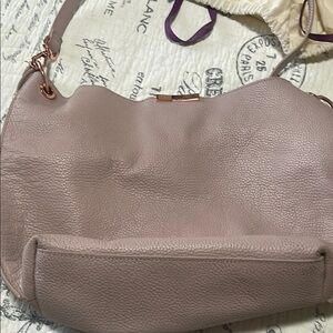 Ted Baker Mauve Leather Shoulder Bag